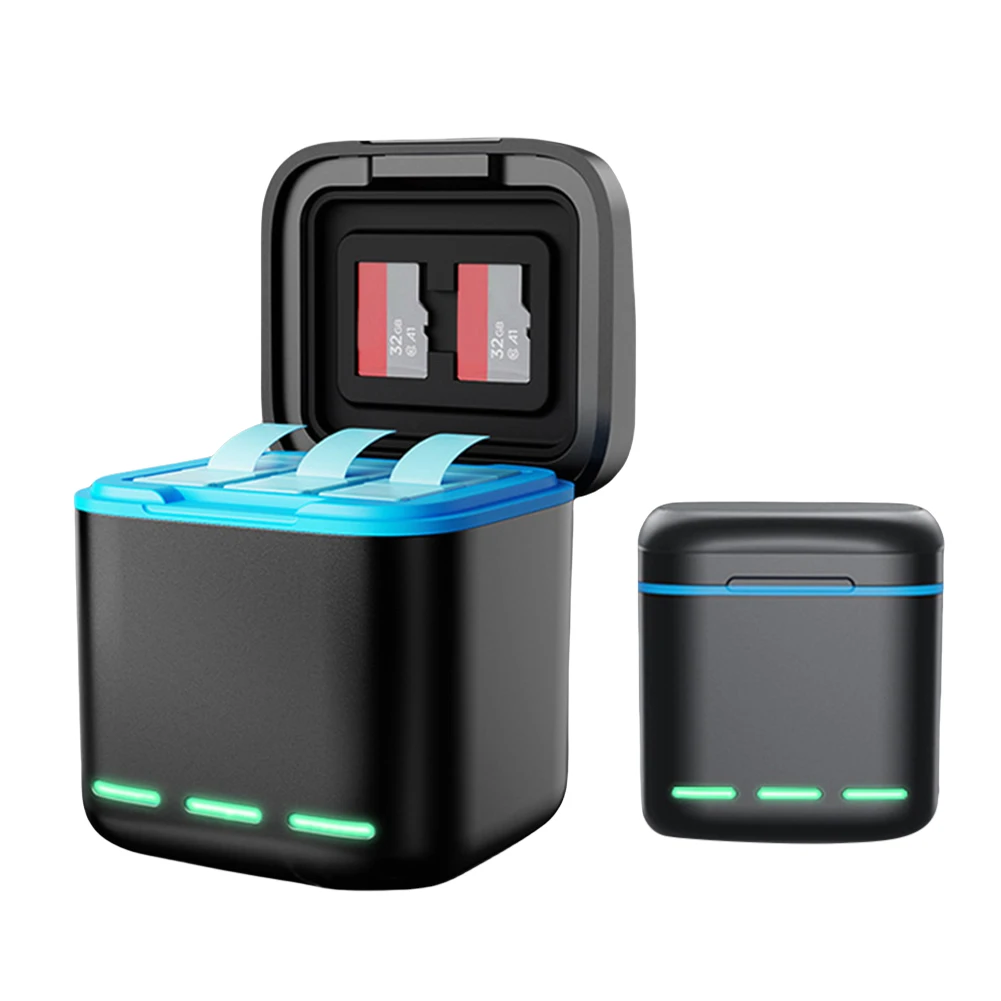 Usb To Usb C Gopro Hero Battery TELESIN Triple Set Battery