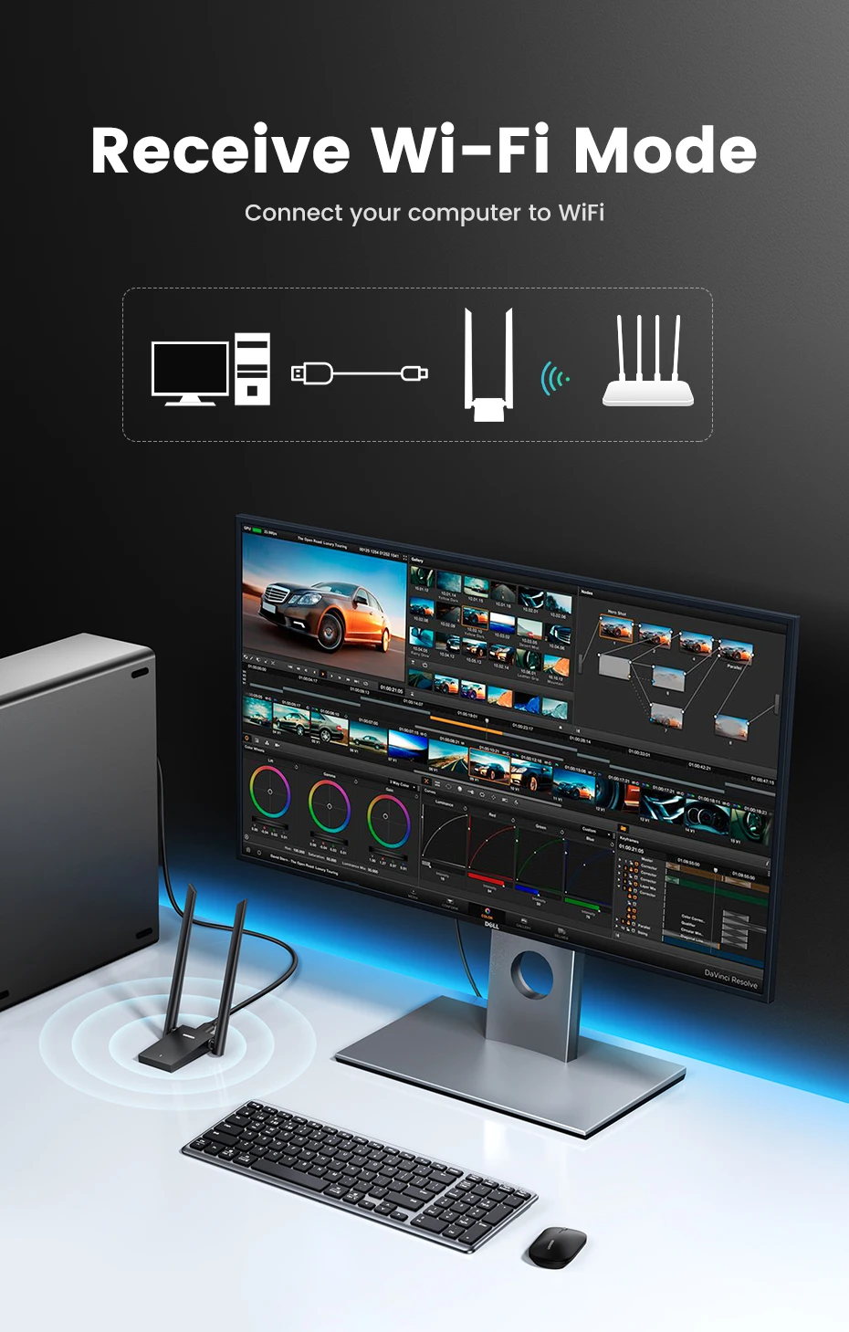 Ethernet, Rede 6, AX1800, USB 3.0, 5G,