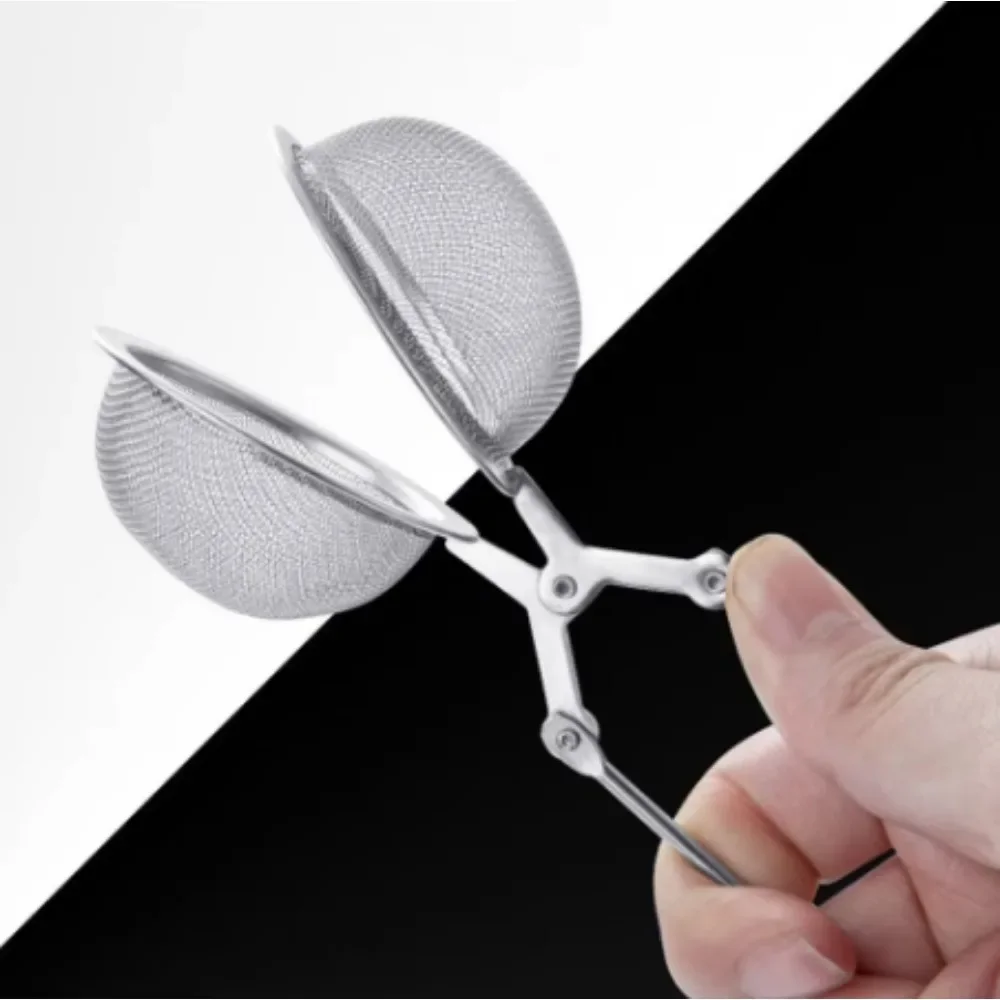 Kruiden Theezeefjes Bal, Infusers Mand Soep Thee Diffuser, Zeef Mesh Zetgroep Filter Metaal Aluminium Kruiden Hot Praktische Thee Bal Spice (Maat: L) (Size : Large