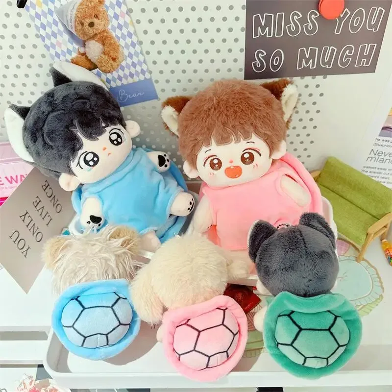 10/20cm mini modla panenka oblečení kreslený želvy lastura kabát DIY kawaii být schopen vyměnit panenka oblečení příslušenství pro děti dívčí fanoušci dárky