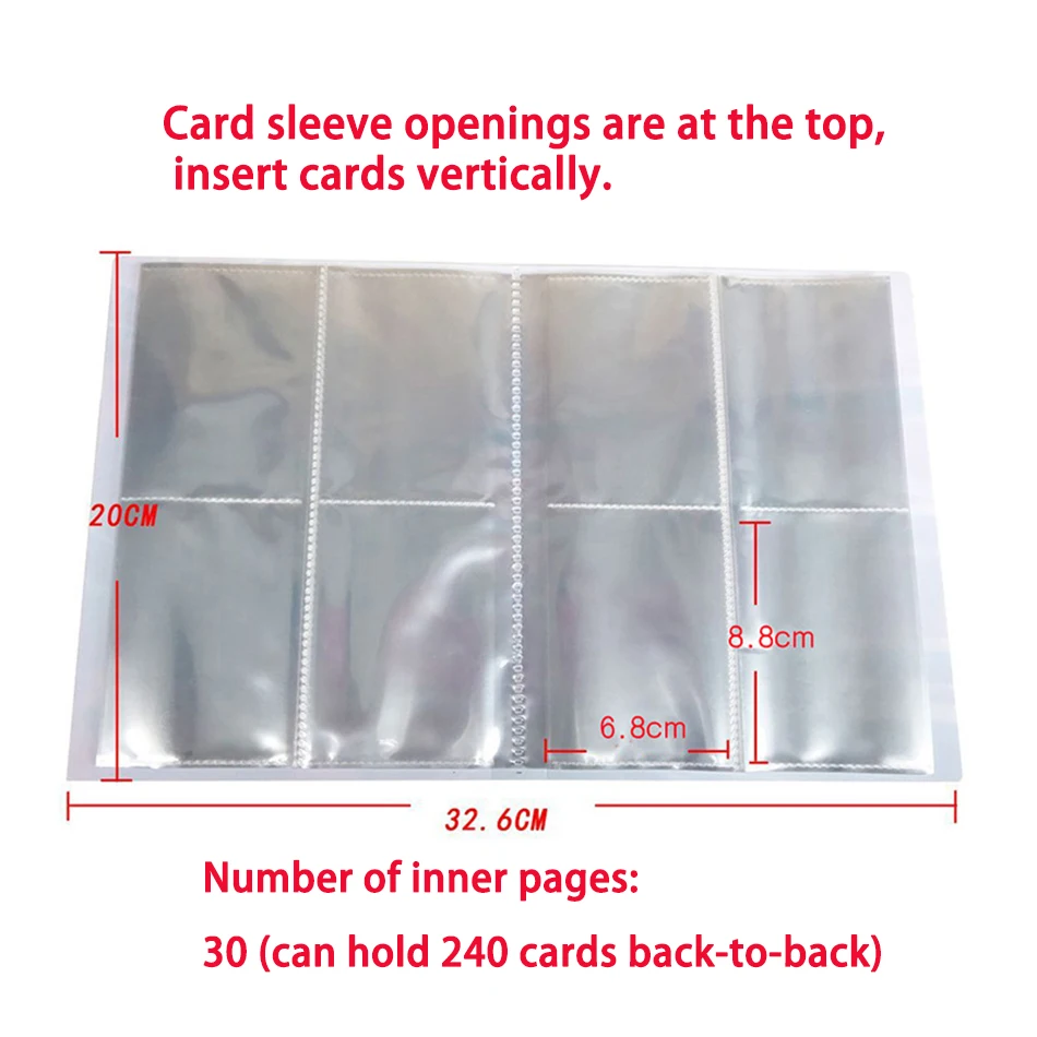 240Pcs   Charizard 앨범 북 애니메이션 게임 카드 VMAX GX EX 홀더 컬렉션 폴더 어린이 팬들을위한 멋진 장난감 선물