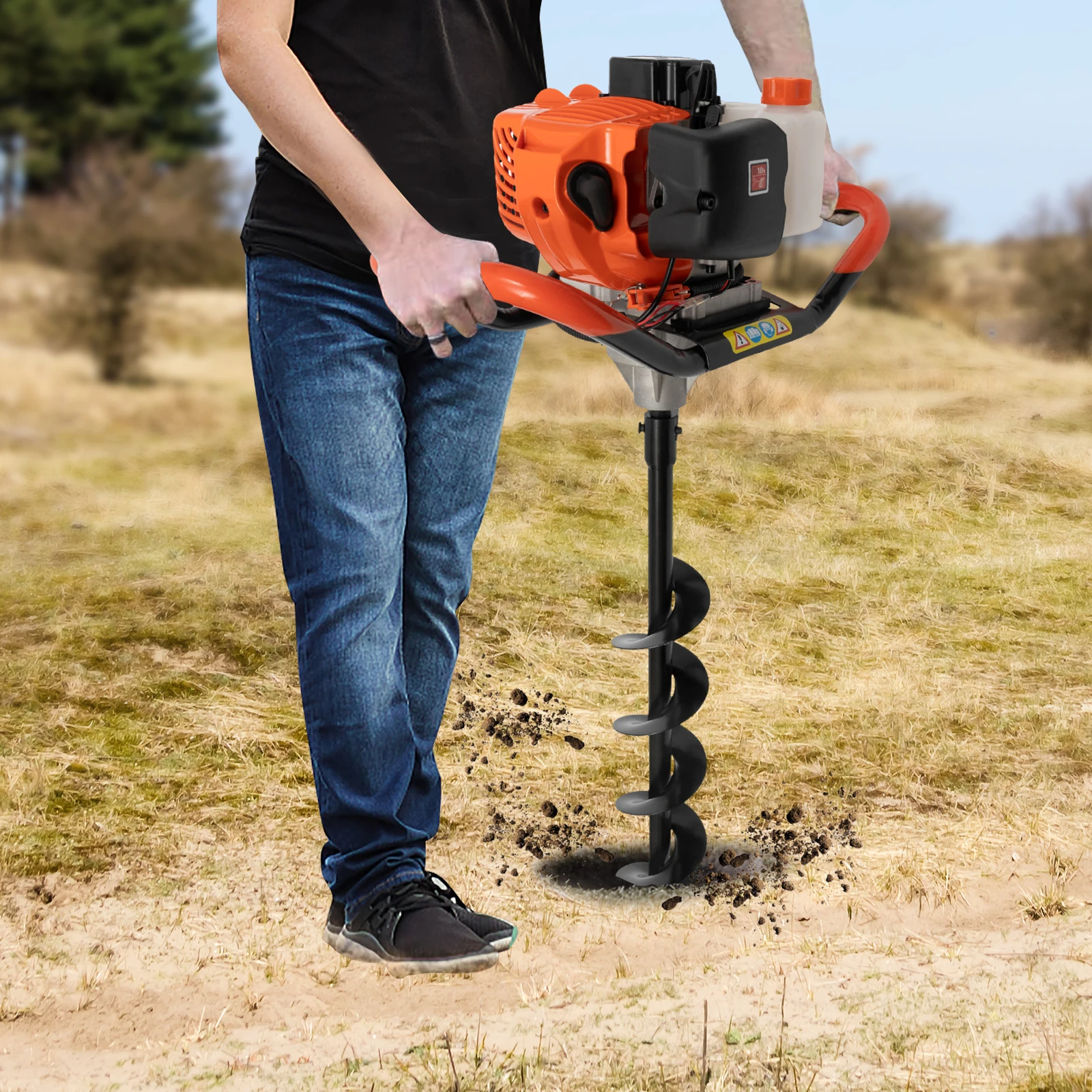 Digging and drilling. Digging and drilling