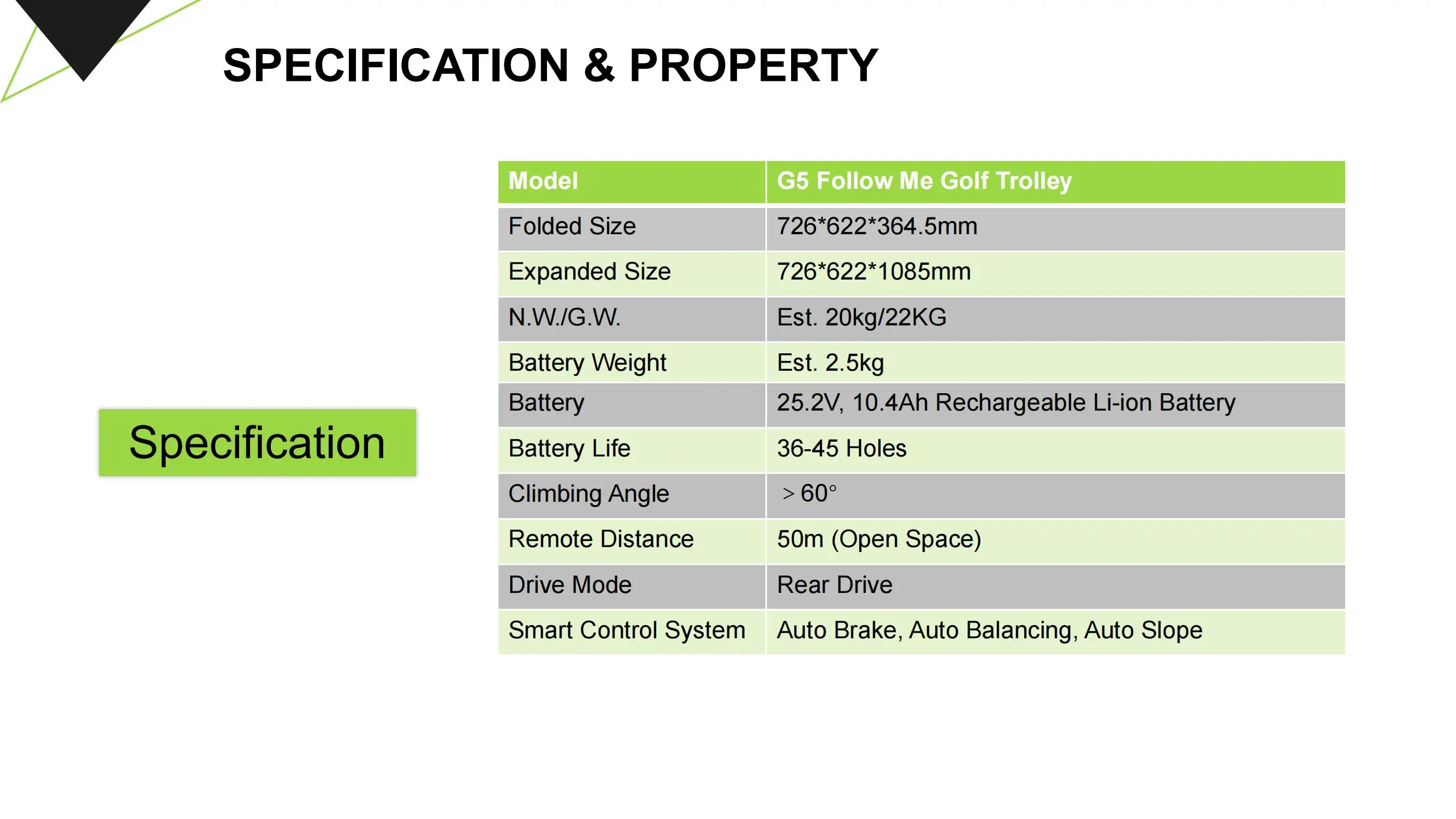 New Product G5 Golf Caddy Remote control and APP control golf cart automatic following golf trolley
