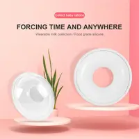 Silica Gel Portable Breast Milk Collector Postpartum Nipple Suction Container  Prevention Leakage Overflow Reusable Collect 1