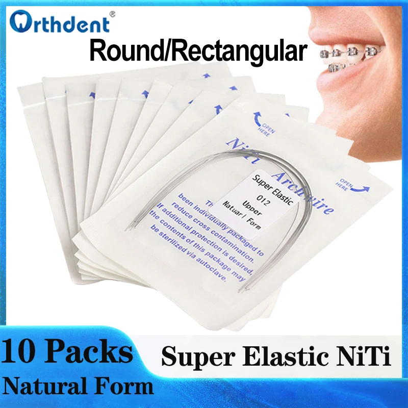 10 Pz/borsa Fili Per Arco Tondo Ad Attivazione Termica Ni Ortodontici - Foto 10