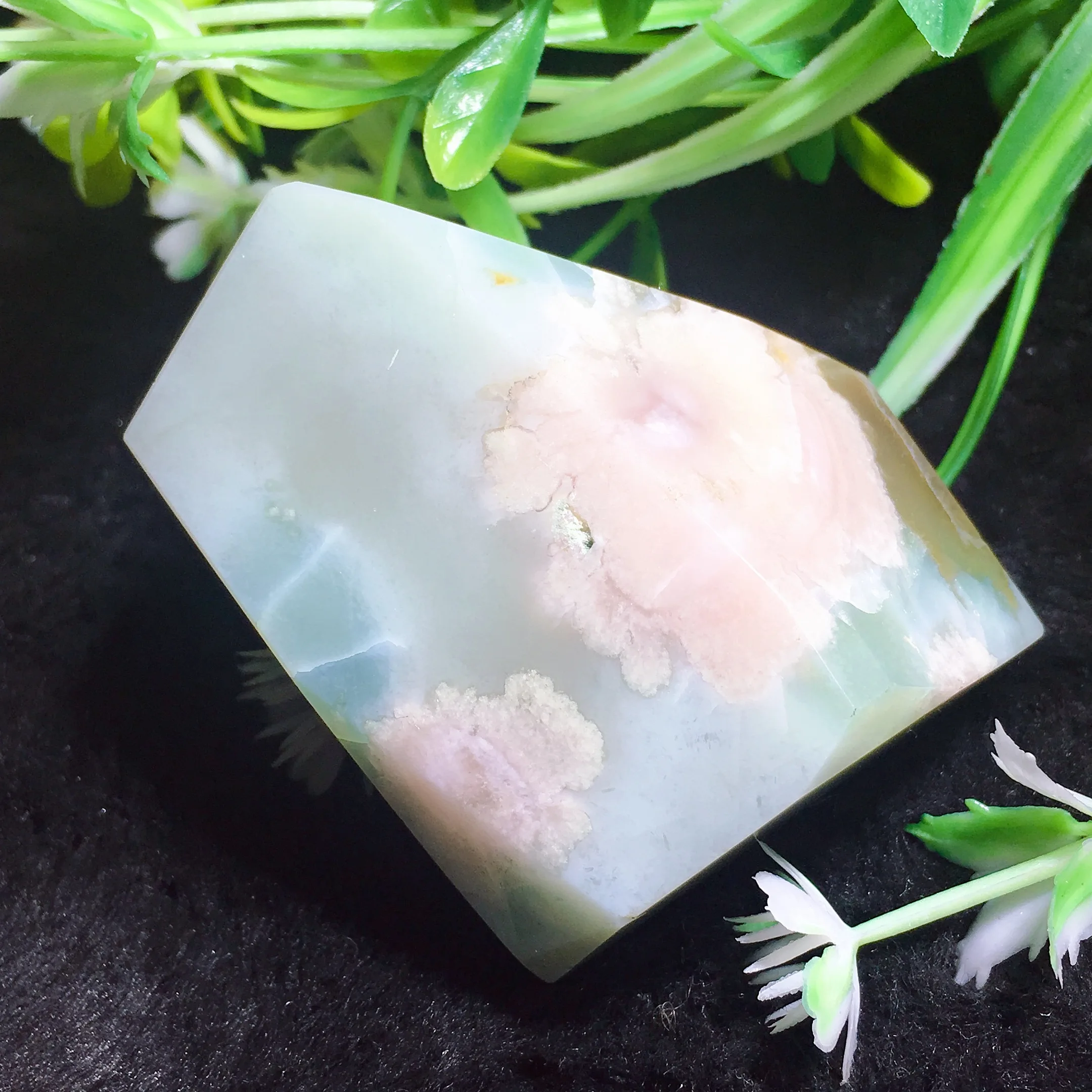 Green Flower Agate Freedom 2411