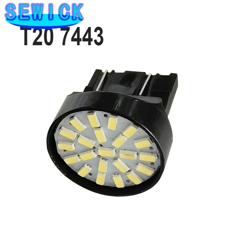 200x T20 LED 7443 7440 W21/5W 3014 1206 22 SMD ڵ     극ũ Ʈ  Ƽ  ǥ 