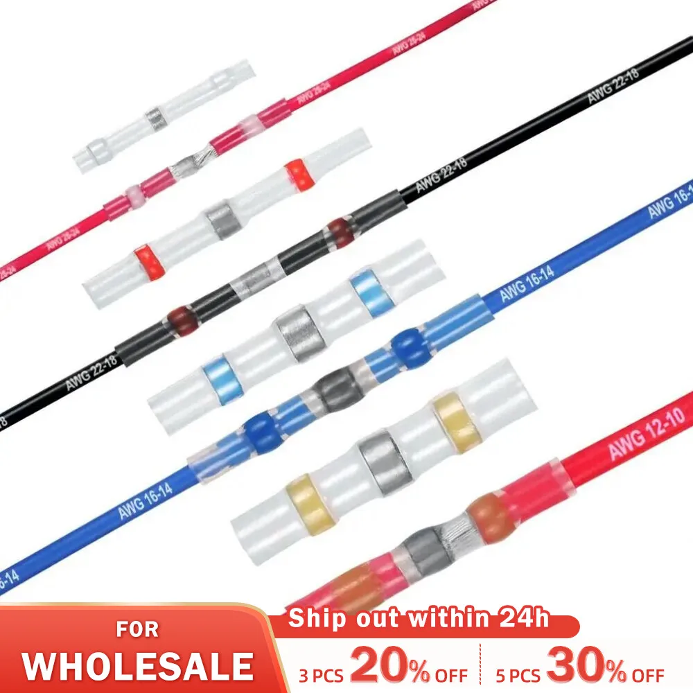 SolderRingTerminal50pcsMountSolderRingHeatShrinkIntermediateConnectionTerminalHeat