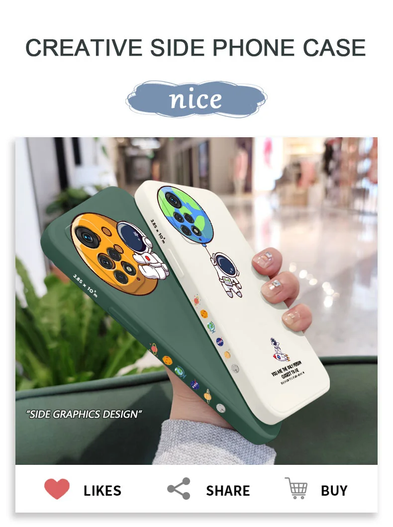 Travel Around Space Phone Case For Xiaomi Redmi Note 11 11S 11T 10 10A 10T 10S 9T 9 8 7 Pro Plus 10C 9A 9C 9T 4G 5G Cover