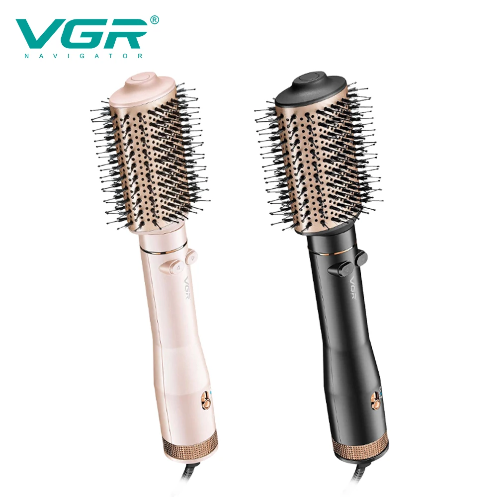 VGR Heating Comb Straightener Hair Comb Hair Straightener Dryer and Straightening Brush Electric Brush One Step Salon V-494