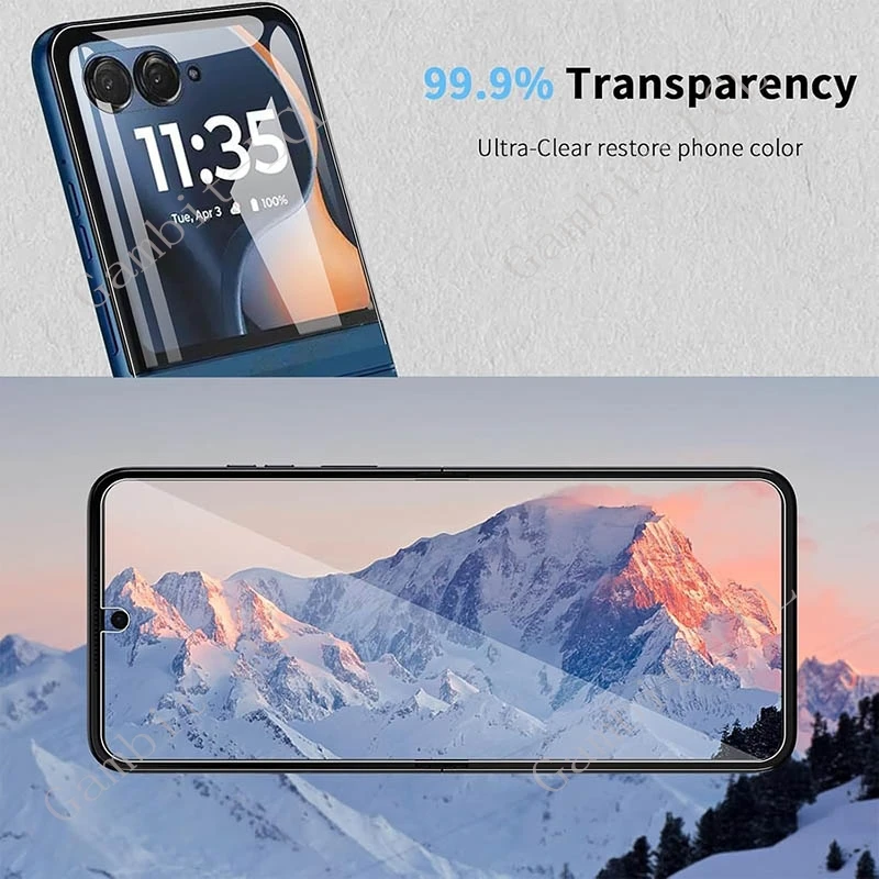 Versatile 3-in-1 Hydrogel Screen Protector Film