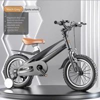 Vélo pour enfants en alliage de magnésium frein à disque garçons et filles avec roues auxiliaires, adapté au vélo scolaire de 3 à 6 ans 5