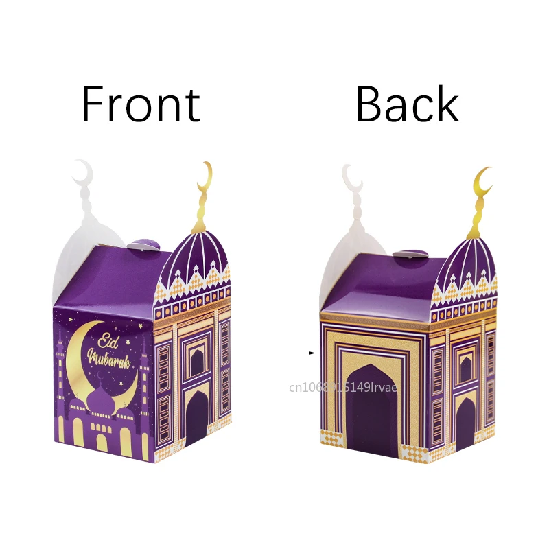 30pcs Ramadan Countdown Candy Box Eid Mubarak Advent Calendar Gift Boxes Ramadan 30 Days Number paper Box Islamic Muslim Party