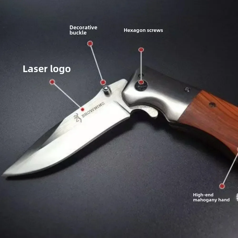 Colored Wood Folding Pocket Knife 4