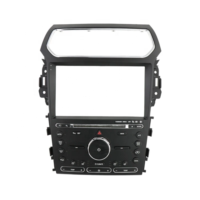 

Meihua Car Stereo Radio Frame for Ford Explorer 2012-2016 with Wiring Harness RCA Cables Parts Bezel