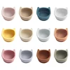 1PCS BPA Free Silicone Feeding Sucker Bowl Baby Dishes Kid Dinner Food Grade Silicone Baby Tableware Baby Stuff 1