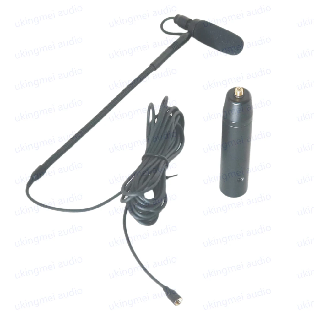 Supercardioid Musical Instrument Microphone with Clips for Cello Violin Guitar Flute Piano Saxophone Suitable Wireless Transmitt