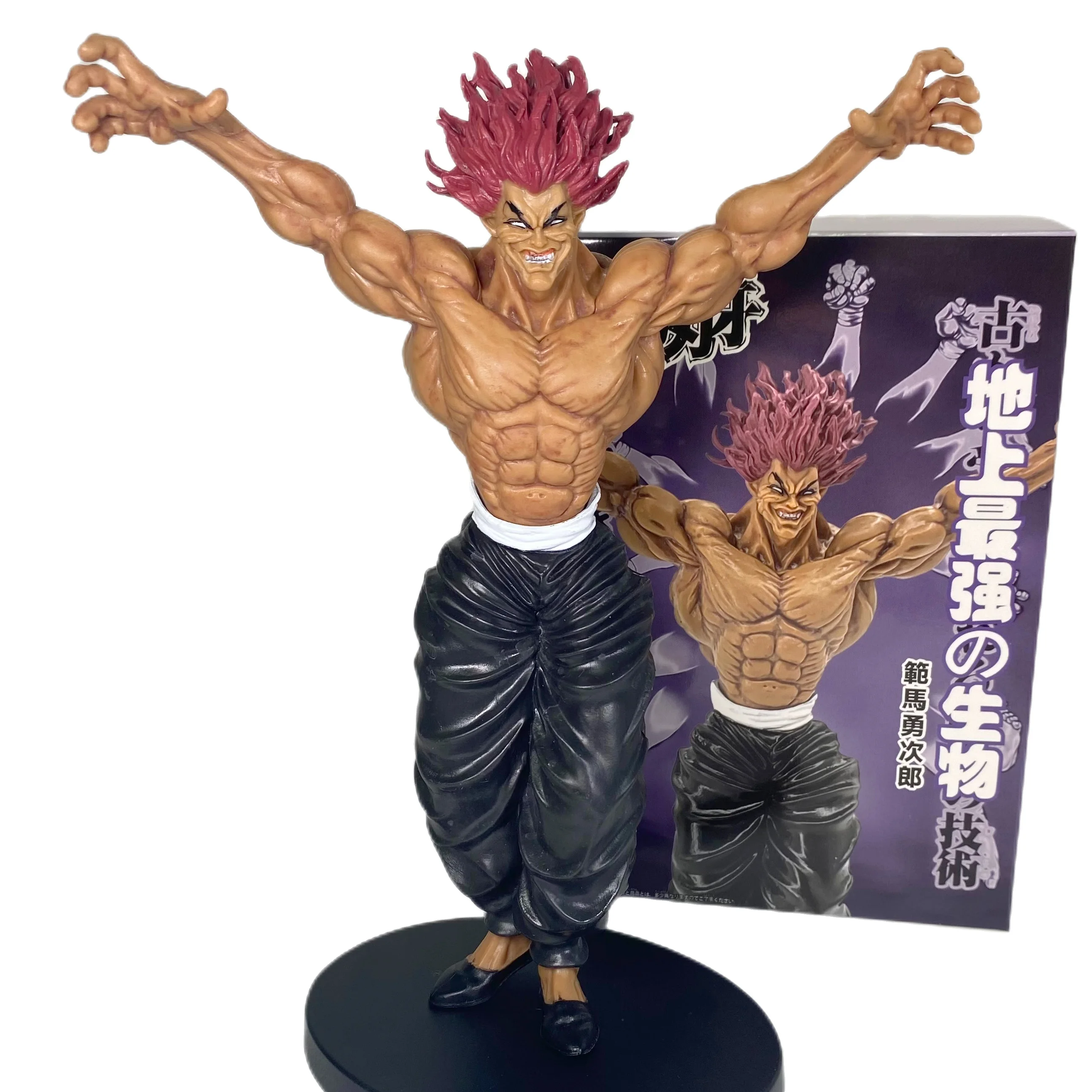 Baki the Grappler Hanma Baki Figure with Box Yujiro Hanma Anime Statue Model