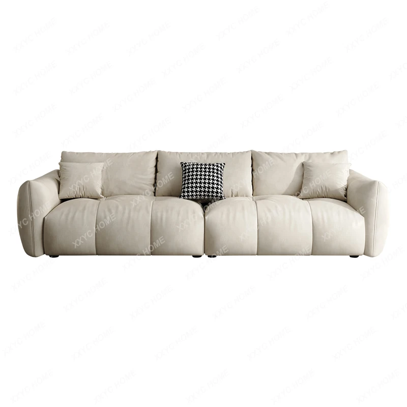 

New Technology Cloth Sofa Living Room Nordic Simple French Straight Row Small Apartment Combination Cloud