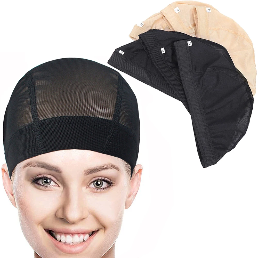 

S/M/L Spandex Mesh Dome Wig Cap Easier Sew In Hair Stretchable Weaving Cap Weaving Wig Cap Stretchable Hairnets