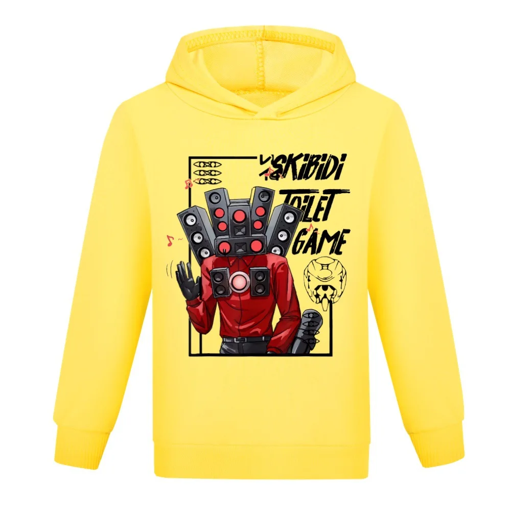 Kids Game Skibidi Toilet Hoodie Boys Game SpeakerMan Camcorder Man TvMan Cosplay Costume Children Clothing Baby Girsl Sweatshirt