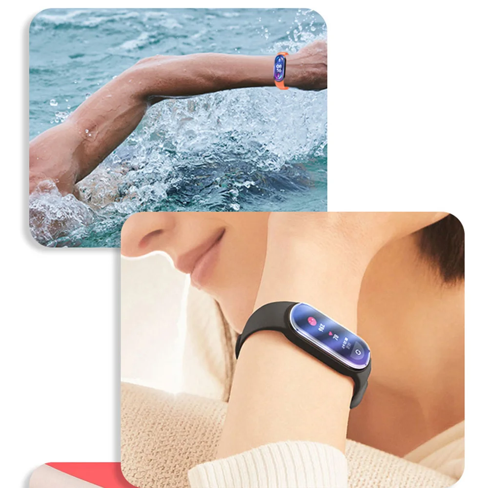 Proteggi Schermo Per Xiaomi Mi Band 5/6 Nuovo Orologio Curvo Full - Foto 5