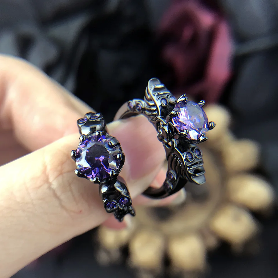 FORUBUS Antique Skull Head Ring – Vintage Gothic Statement Ring For Men & Women