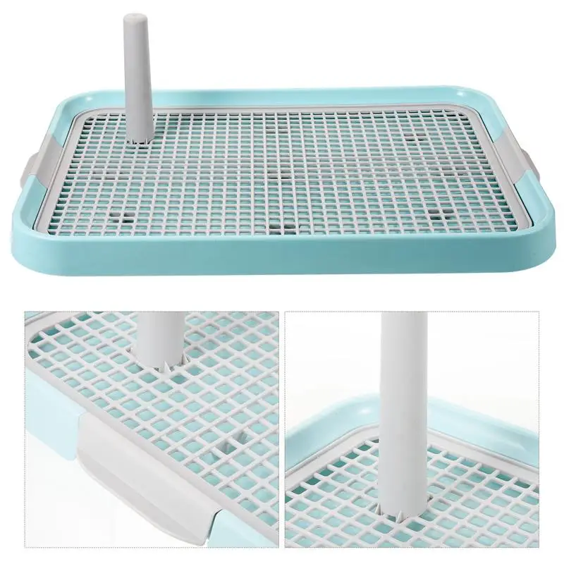 Puppy Toilet Anti-Slid Training Pee Pad Plastic Mesh Dog Toilet Dog Potty Tray Pet Indoor Potty 49x37x15cm 1pc pet potty tray