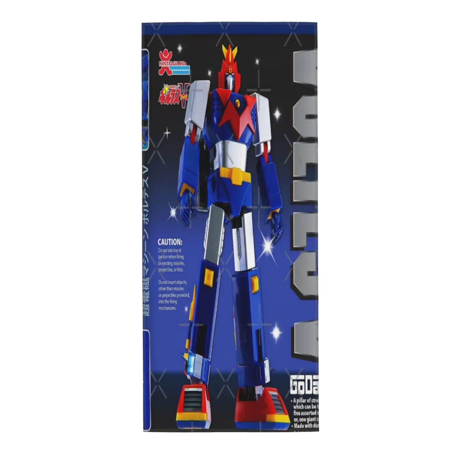 Voltes V Godaikin Poncho Asciugamano Compresso Telo Mare Poncho Bambino Telo Mare Telo Mare Cerchio