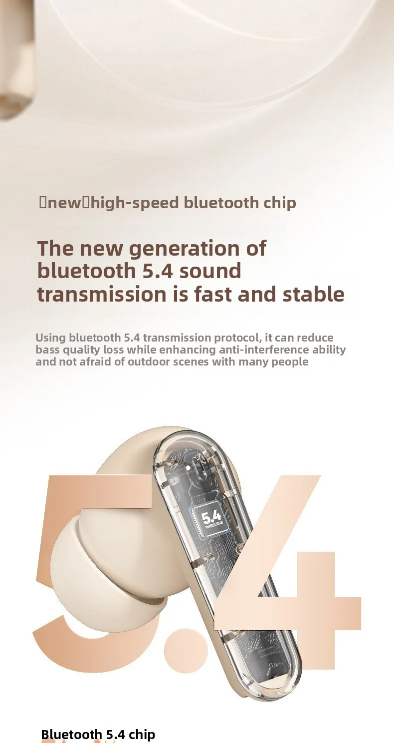 The 895B wireless headphones offer ultra-long battery life. The TWS sports in-ea