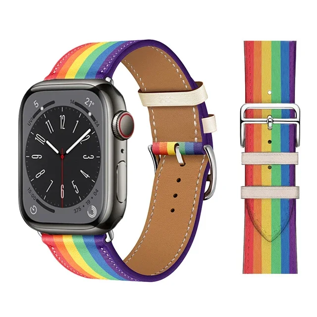 Premium Genuine Leather Watch Strap - Elegant and Versatile Wristband Bracelet