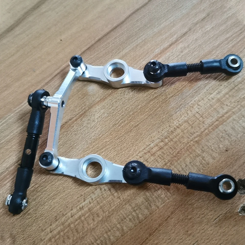 High-Performance Metal Steering Set for 1/10 RC Cars