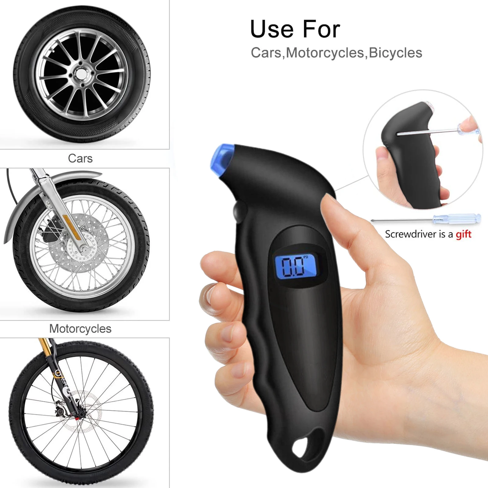 Draper Digital Tyre Pressure Reader | Car Onitoring Tool | OT Tools