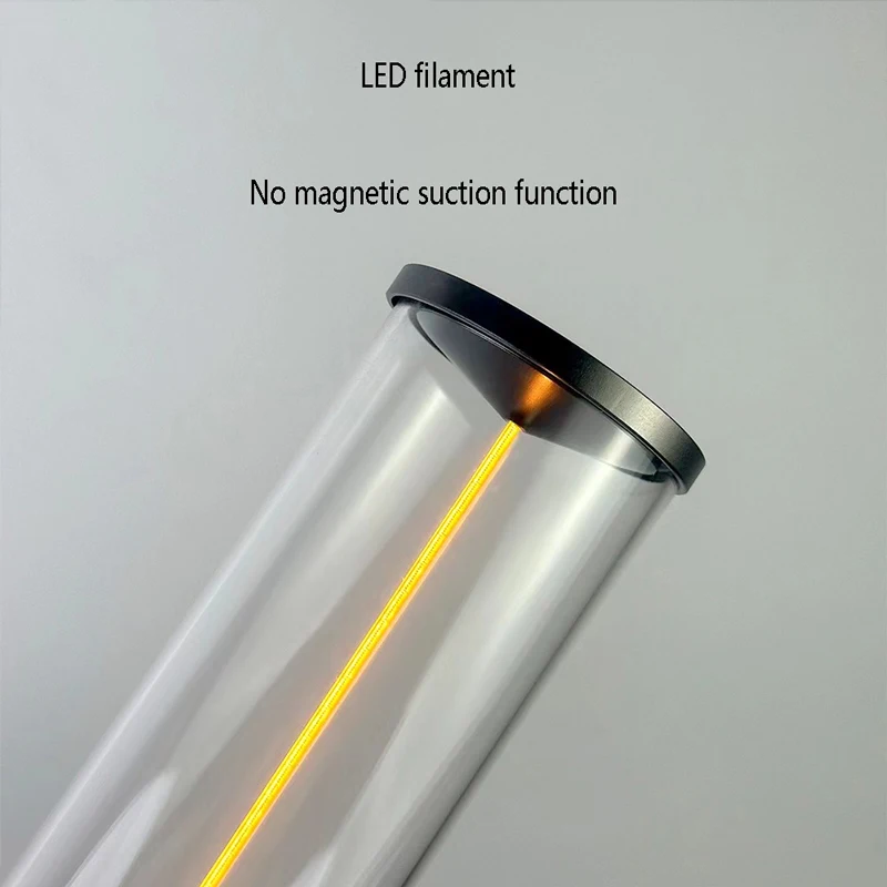 모던 미니멀리스트 LED 충전 라인, 소형 야간 조명, 침실 침대 옆 터치, USB 충전 분위기, 책상 램프, 창의적인 선물