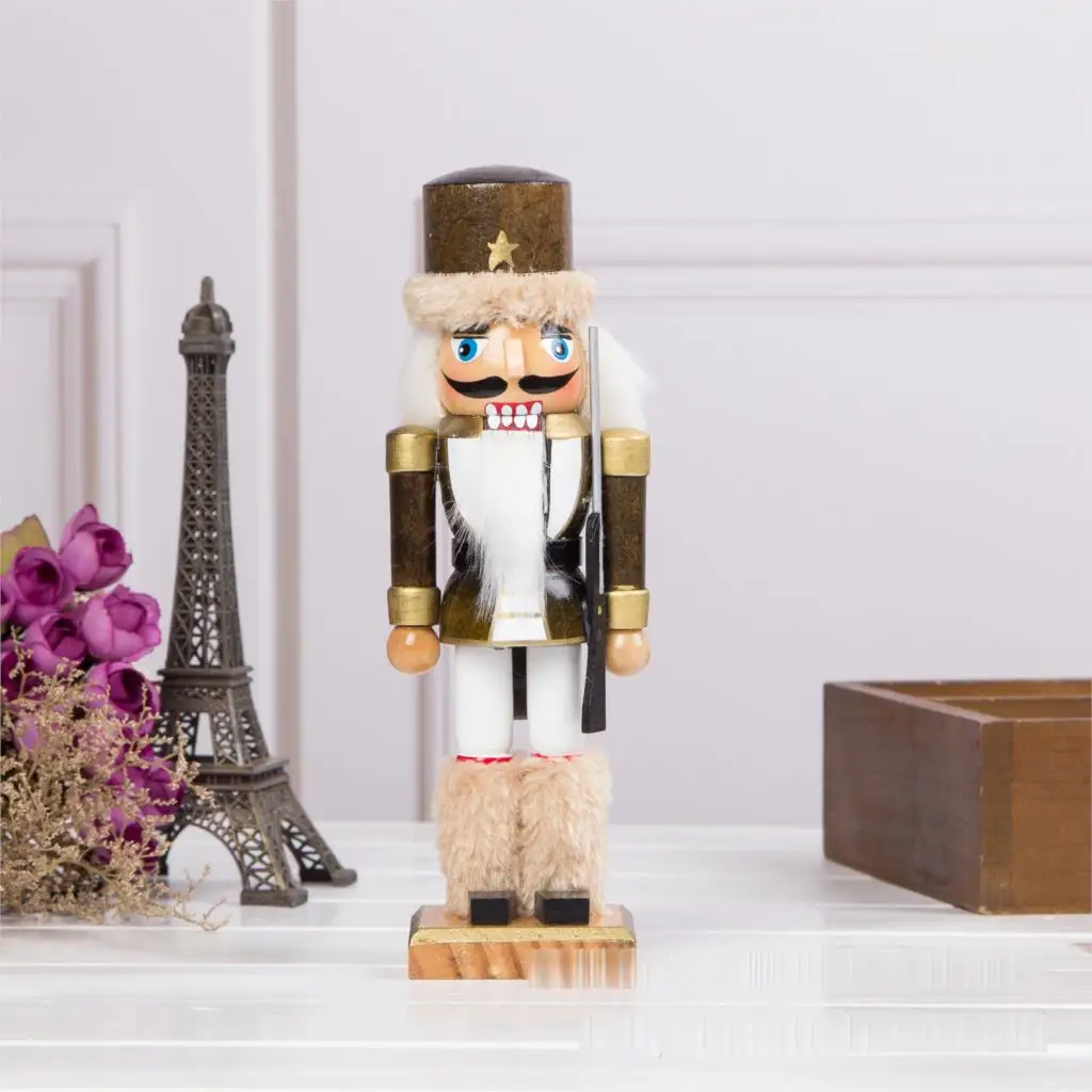 

21cm Nutcracker New Hot Free Shipping Action & Toy The Original Single Take Gunnuts Clip Puppet Handicraft Ht110