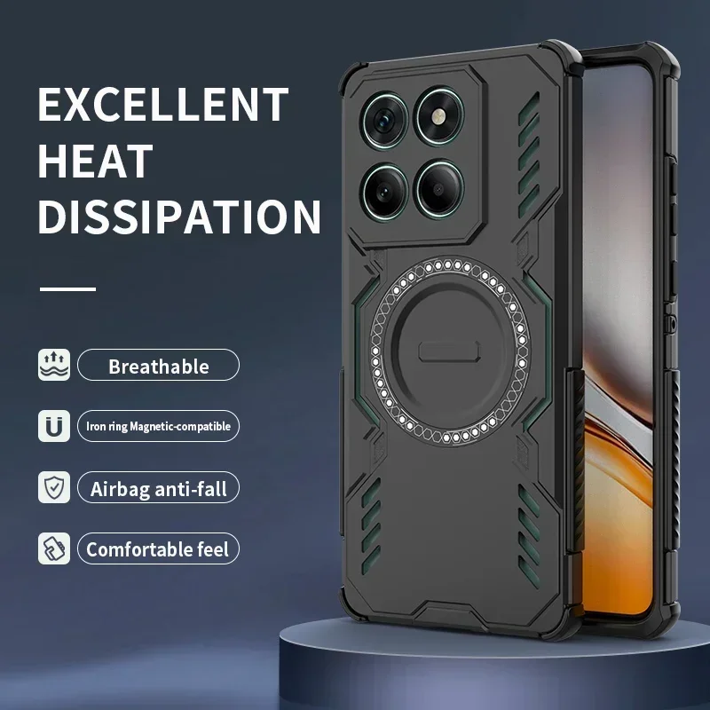 Magnetic Wireless Charging Shockproof Case with Magsafe Cover
