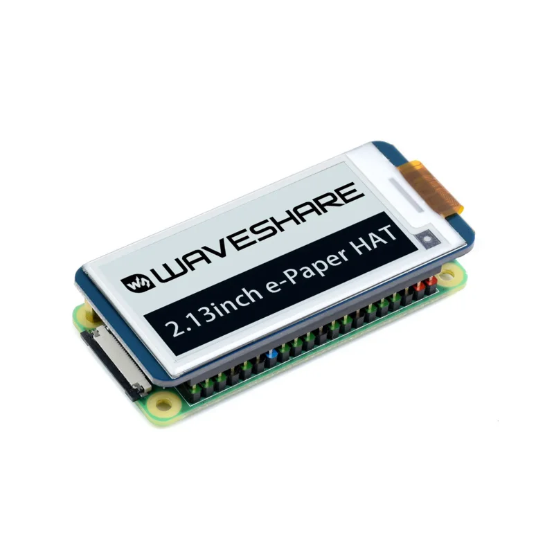 waveshare-213inch-e-ink-display-hat-for-raspberry-pi-250x122-spi-interface-low-power-consumption