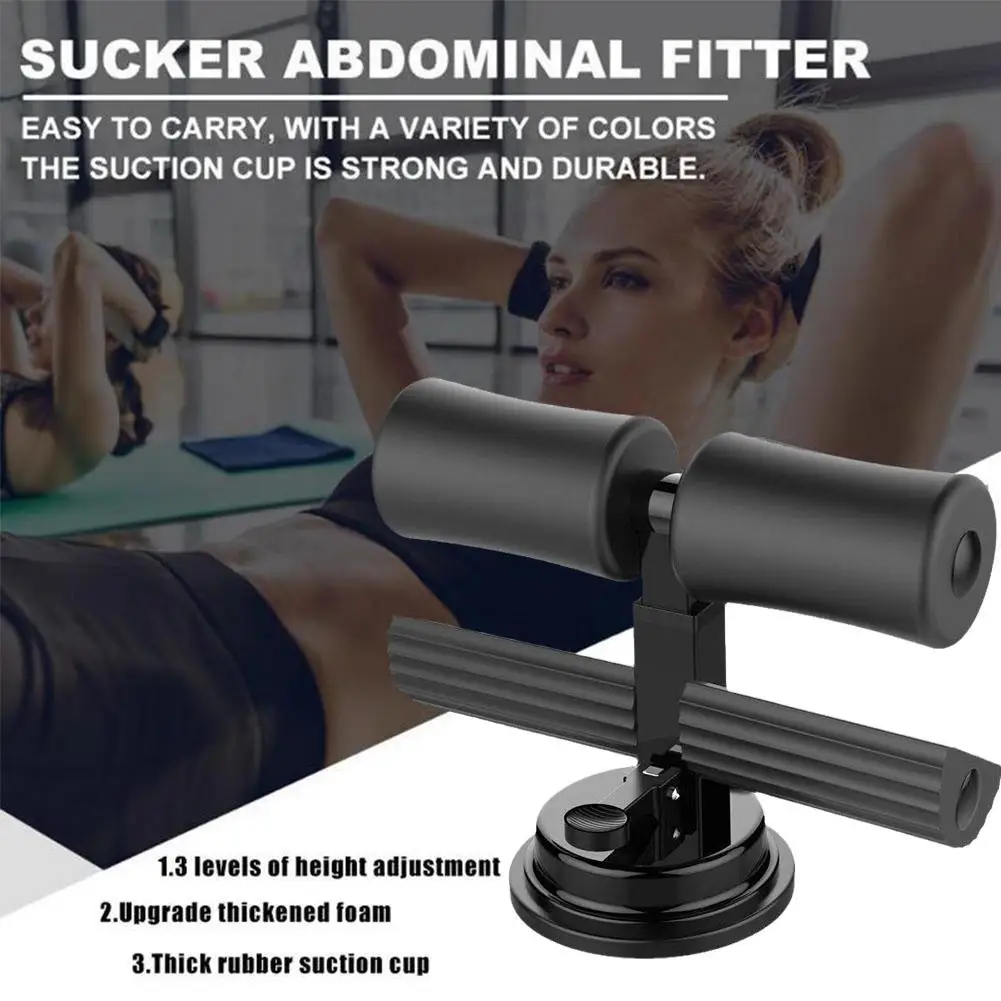 Suction Cup Type Sit-up Machine Gym Equipment Exercised Fitness Sit-up Abdomen Slimming Waist Equipment Arms Aids M8I6