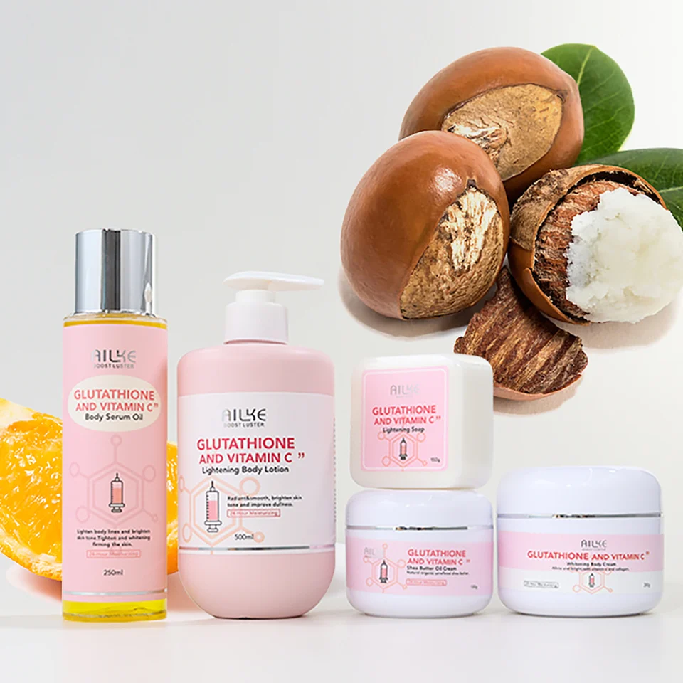 AILKE Brightening Skin Care Kit with Vitamin C and Glutathione