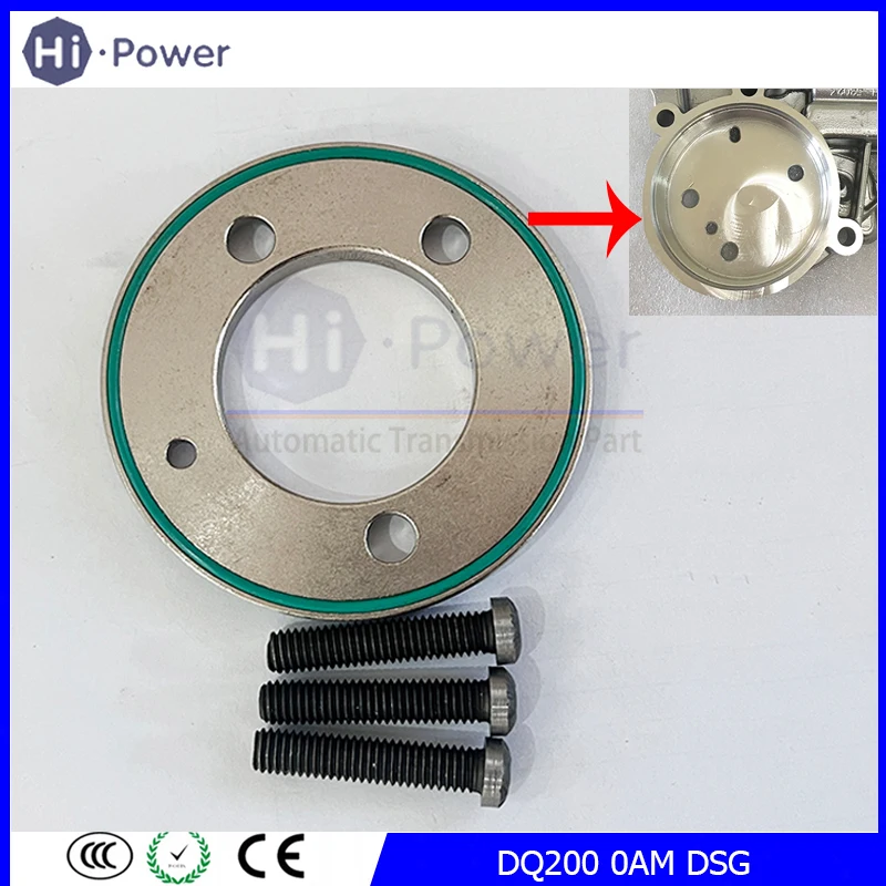 0AM DSG DQ200 Transmission Aluminum Housing Base Shim Improve Piston For VW AUDI SEAT SKODA OCW Gearbox transmission shifter repair kit shift cable bushing transmission control unit transmission clutch pressure sensor transmission oil dipstick transmission oil control solenoid pack gearbox transmission accumulator housing cvt transmission part transmission repair gasket transmission fluid filling adapter