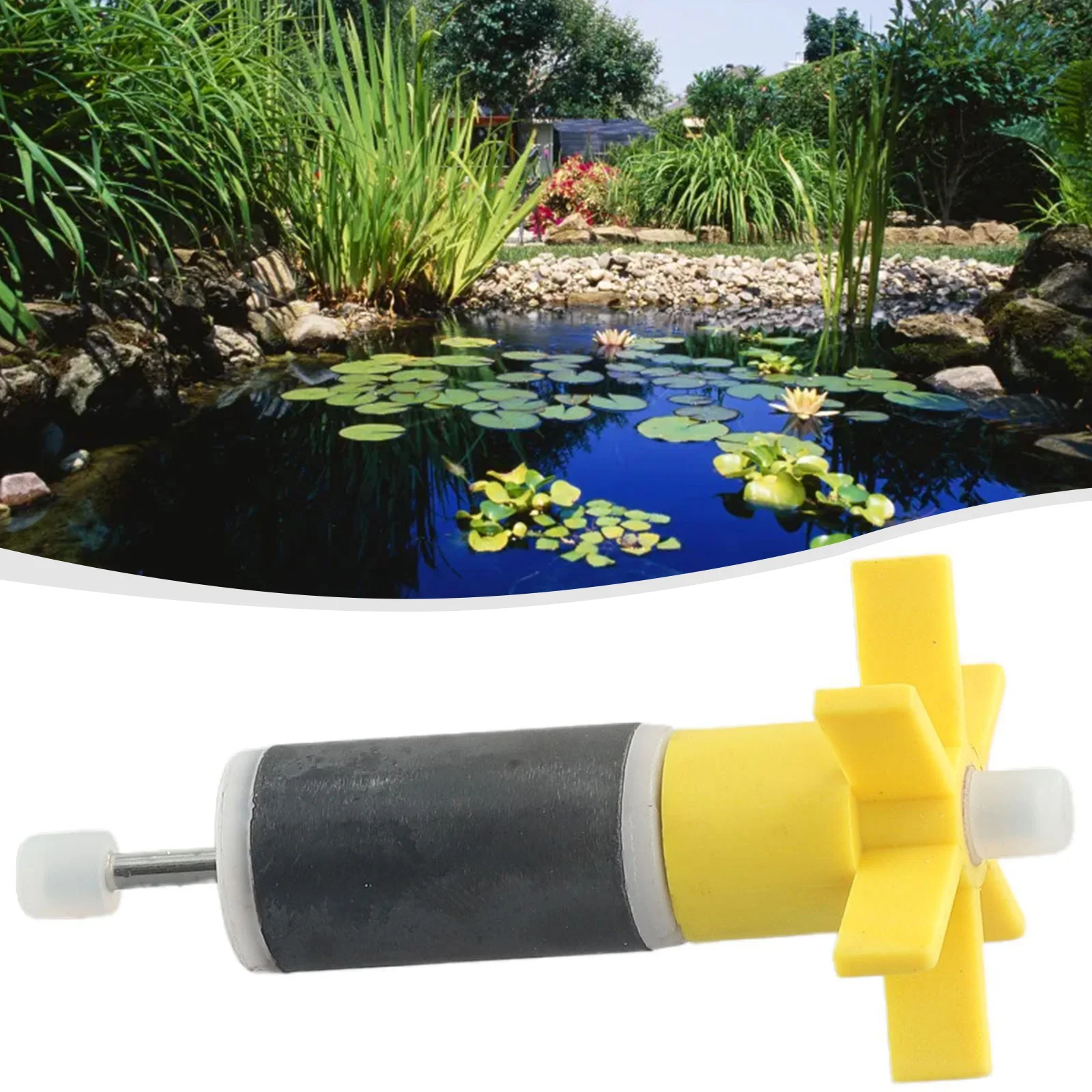 

New Durable Impeller For Intex Pure Spa Pump Rotor Aquarium Pump Accessories For Water Pump Stainless Steel Shaft
