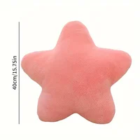 Star Pillow, Soft Star Pillow, Fluffy Star Decorative Pillow, Suitable for Car, Living Room, Sofa and Bedroom, 15.7 inch 2