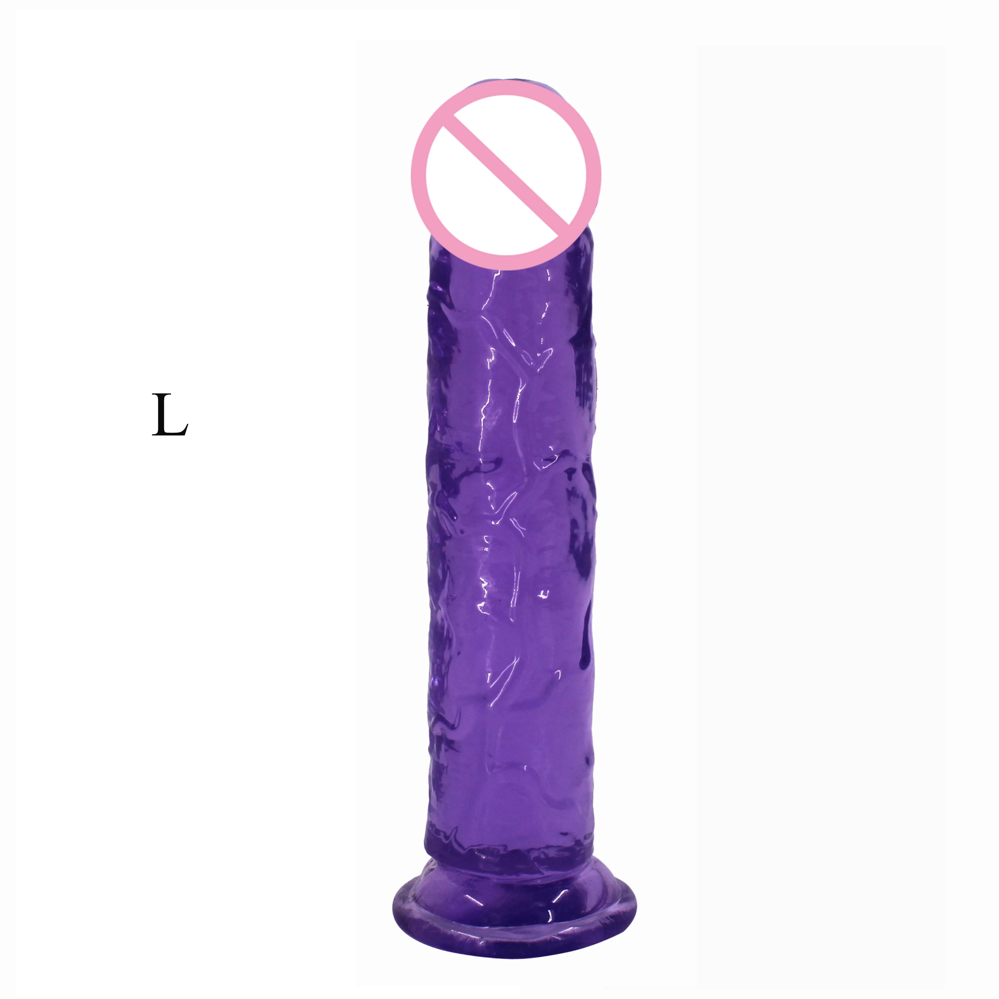 Gode réaliste avec ventouse énorme gelée jouets sexuels pour femme hommes  fausse bite gros pénis anal godemichet anal boutique érotique - violet XXL, sex toy?s femme clitoridien