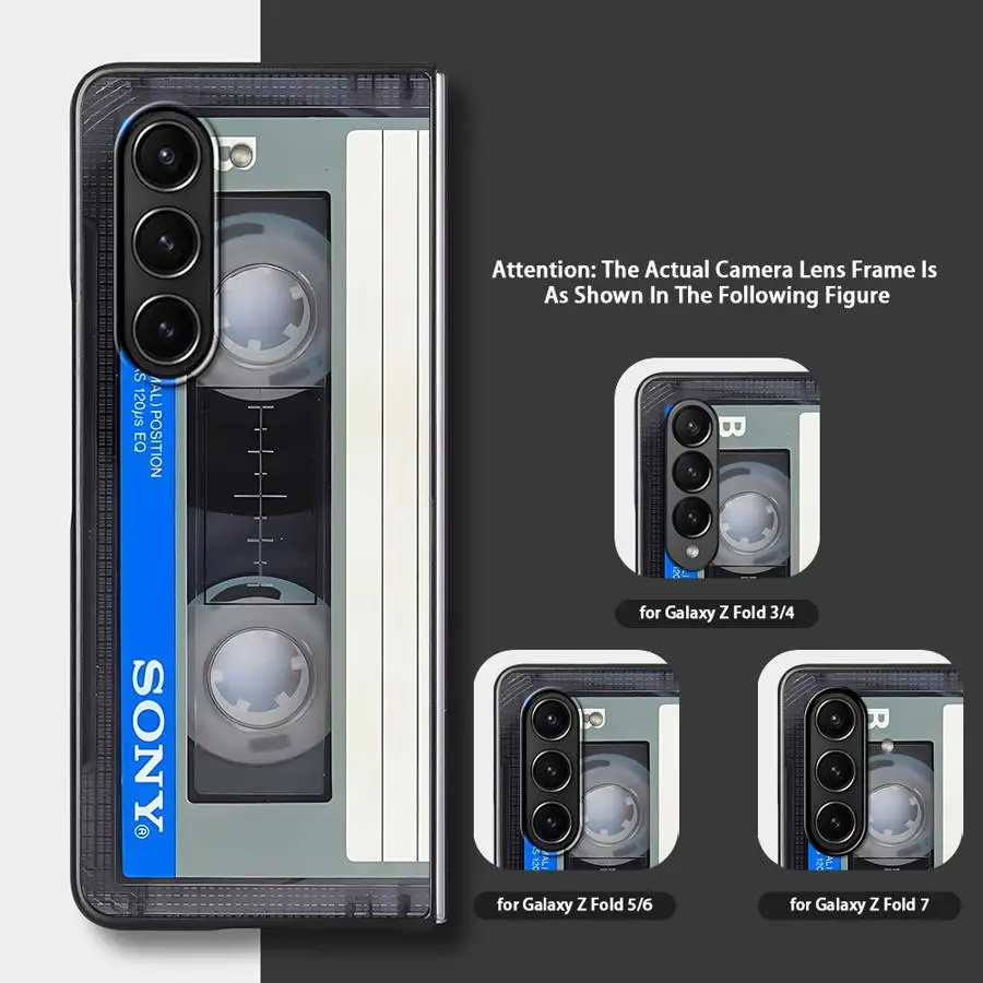 Fashion Retro Cassette Tape Phone Case Cover