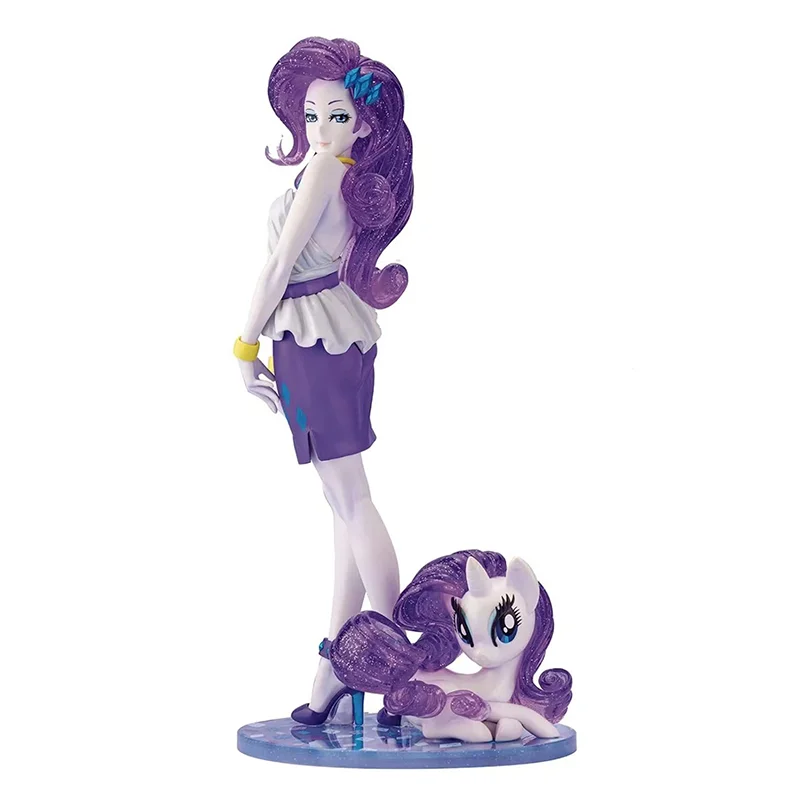 

Original Anime Figure My Little Pony Rarity Action Figure Toys for Kids Gift Collectible Model Ornaments Beautiful Girl Limited