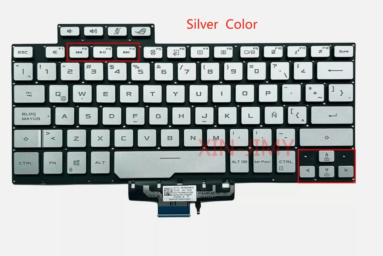 ASUS ROG Zephyrus G14 2023 英字キーボード Amazon.com: Replacement Keyboard for ASUS ROG Zephyrus G14