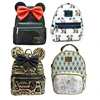 2025 Original DISNEY Panther print Mickey Mouse GIrls Kid's Backpack Cosplay Leisure Travel Bag Mini Children's Schoolbag 1