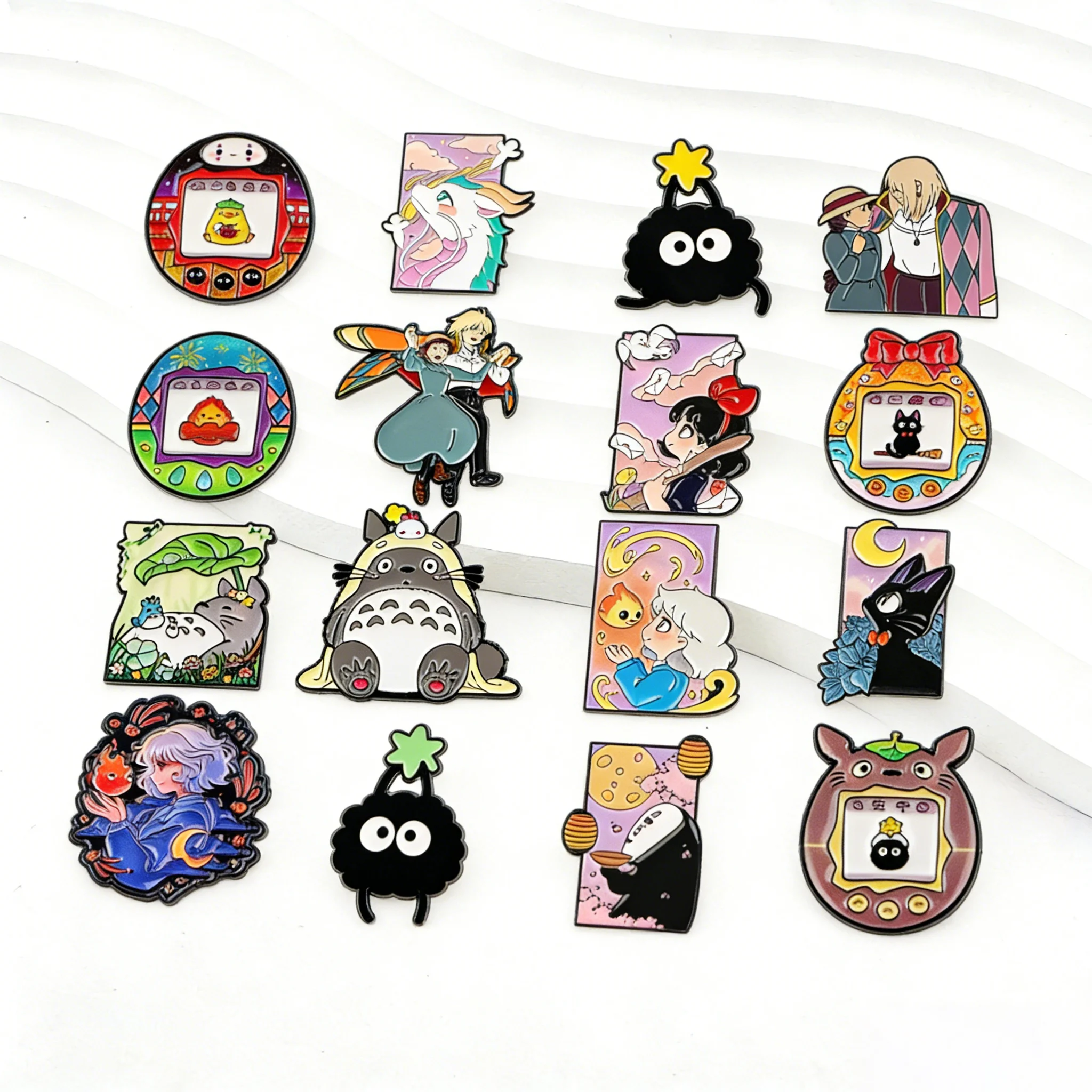 Anime-Emaille-Pins, niedliche Elfen-Broschen, Abzeichen für Rucksäcke, Jacken, Hüte, Kawaii-Schmuckkollektion, Geschenke, Cosplay-Zubehör