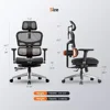 Office Chair, Auto Following Lumbar Support High Back Desk Chair with Laptop Desk Table, Seat Depth and Height Adjustable, Chair 2