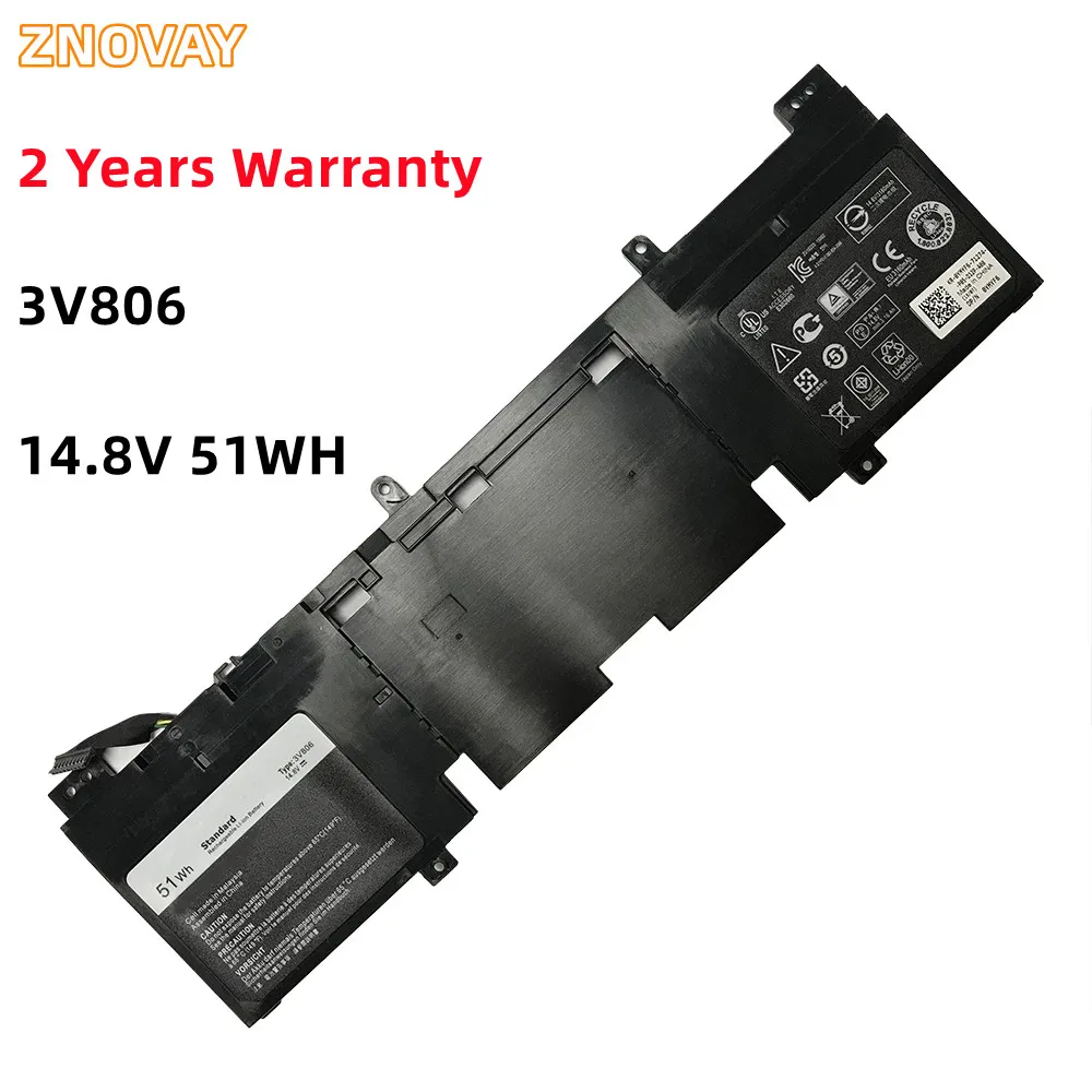 

ZNOVAY 3V806 N1WM4 Battery For Dell Alienware 13 R2 Series ALW13ED-2708 ALW13ED-2608 ALW13ED-1508 62N2T 2P9KD 51WH 62WH